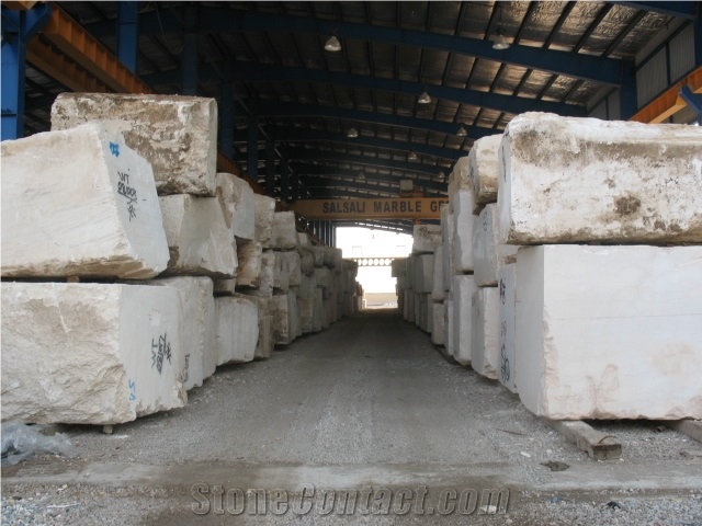 Travertine Blocks (White, Beige Persia)