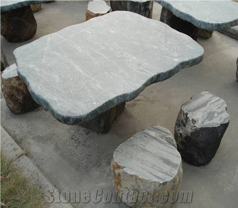 Stone Table & Bench