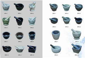 Natural Stone Mortar and Pestle