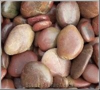 Red Polished Pebble Stone