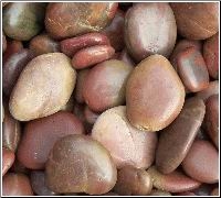 Red Polished Pebble Stone