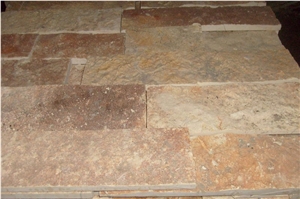 Natural Limestone Paving Stone, Kaleshjani Red Limestone