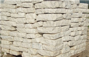 Natural Stone Walling Stone, Qafe Shtama Beige Limestone Natural Stone Walling Stone, Qafe Shtama Beige Limestone