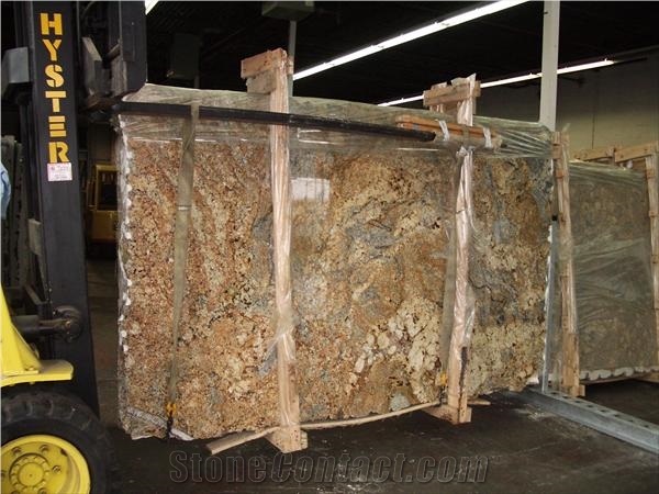 Giallo Matisse Granite Slabs