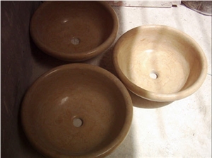 Beige Marble Basins, Sinks
