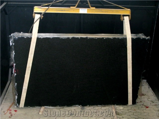 San Gabriel Black Granite Slabs & Tiles, Brazil Black Granite