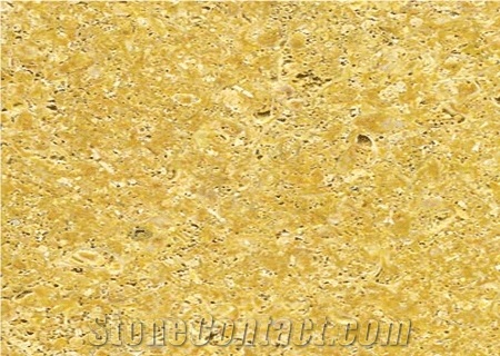 Amarillo Fosil Limestone Slabs & Tiles, Spain Yellow Limestone