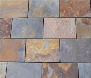 China Rust Slate Paving Tile