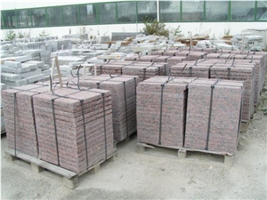 Finland Rosso Karelia Red Granite Pavers Finland Rosso Karelia Red Granite Pavers