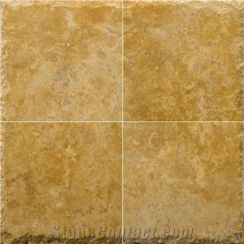 Dark Dorato Travertine Chiseled