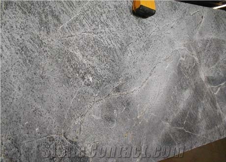 Ice Flower Soapstone Slabs, United States Grey Soapstone
