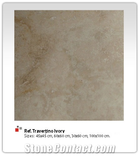 Travertino Ivory Tiles, Ivory Travertine Tiles
