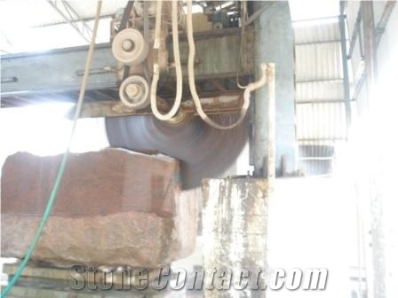 Multicolor Red Granite Block, India Red Granite