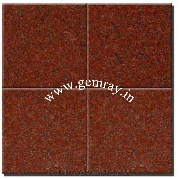 Ruby Red Granite Slabs & Tiles, India Red Granite