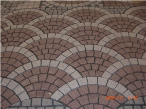 G664 Pink Granite Paving Stone