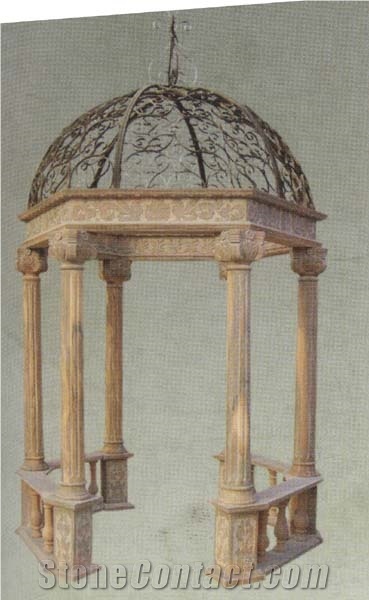 Beige Marble Gazebo
