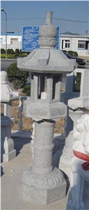 Stone Lantern, Grey Granite Lanterns