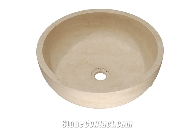 Beige Travertine Sinks & Basins