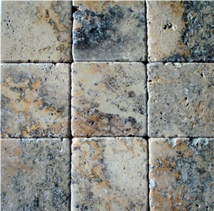 Scabas Travertine Tiles & Slabs, Multicolor Travertine Floor Covering Tiles Scabas Travertine Tiles & Slabs, Multicolor Travertine Floor Covering Tiles