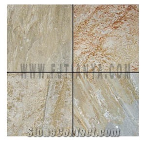 China Yellow Slate Slabs & Tiles(Ty1014b5)