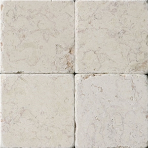 Hebron White Limestone Tumbled Slabs & Tiles, Israel White Limestone