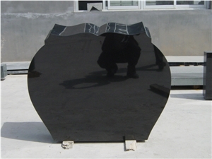 Black Granite Tombstone and Monument