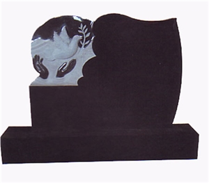 China Absolute Black Granite Monument & Tombstone China Absolute Black Granite Monument & Tombstone
