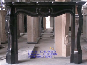 Shanxi Black Granite Fireplaces