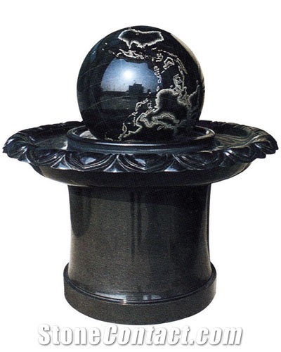 Shanxi Black Granite Fountain Xds36