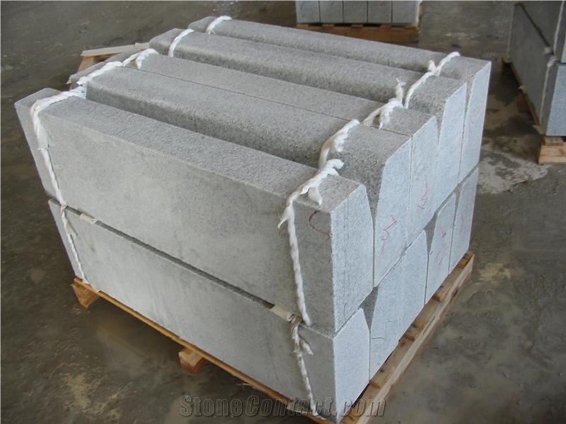 G603 Grey Granite Kerbs