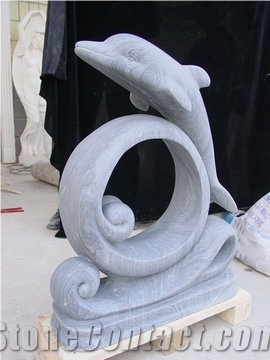 White Granite Carving Animal