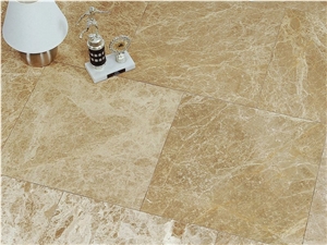 Emperador Light Marble Tiles - Honed