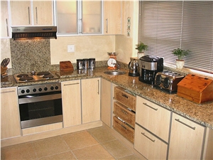 Yellow Granite Kitchen Countertops