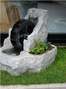Grey Granite Fountain