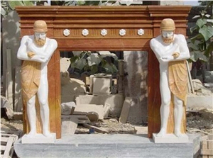 Marble Carving Fireplace