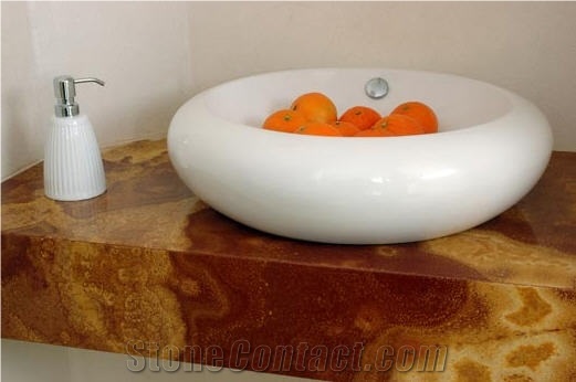 Picasso Onyx Vanity Top