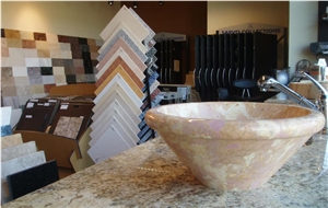 Beige Limestone Basin