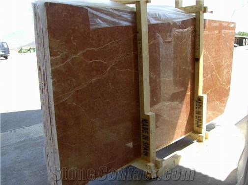 Rojo Alicante Marble Slabs, Red Alicante Marble