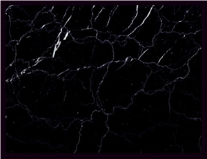 Black Esfahan Marble Slabs & Tiles, Iran Black Marble