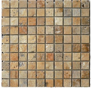 Scabos Travertine Mosaic