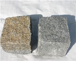 Yellow Granite Cobble Stone