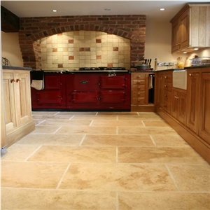 Antique Syle Classic Travertine Chipped, Beige Travertine Kitchen Design Antique Syle Classic Travertine Chipped, Beige Travertine Kitchen Design