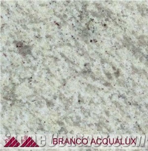 Branco Acqualux Granite Slabs & Tiles, Brazil White Granite