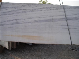 Bianco Lasa Venato Marble Slabs, Bianco Lasa Striato Marble