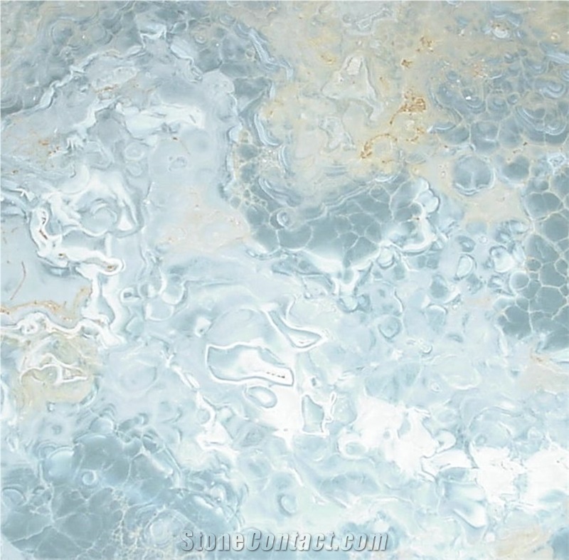 Blue Aqua Gold Onyx