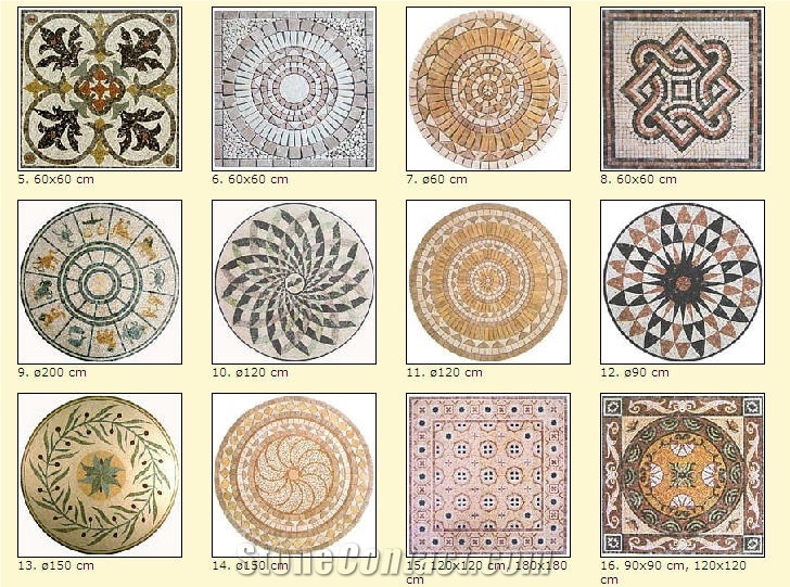 Travertine Medallions