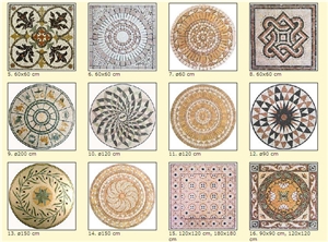 Travertine Medallions