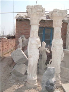 White Marble Column and Pillar