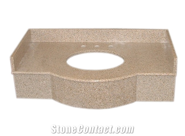 Yellow Granite Vanity Top