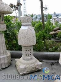 White Granite Lanterns 002